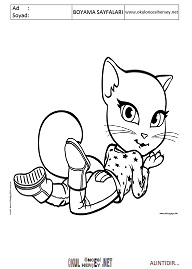 talking-tom boyama sayfaları